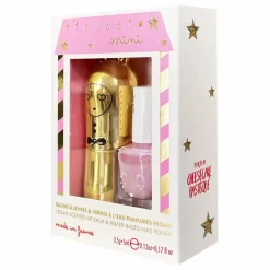 Enfant Inuwet Baume à lèvres Cheescake et vernis Watermelon