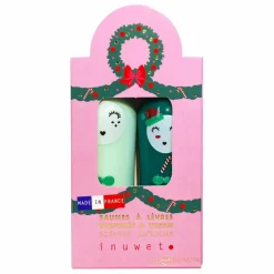 Enfant Inuwet Soins Du Visage|Coffrets|Baumes à lèvres Star Sequin - Set de 2