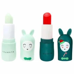 Enfant Inuwet Soins Du Visage|Coffrets|Baumes à lèvres Star Sequin - Set de 2