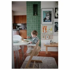 Mushie Bavoir à manches Check | Olive Discount