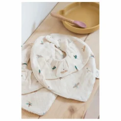 New Milinane Bavoir bandana - Set de 2 | Blanc