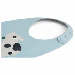 Done by deer Bavoir en silicone Dotti | Bleu Online