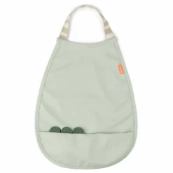 Done by deer Bavoir élastique Croco | Vert Hot