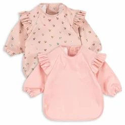 Konges Sløjd Bavoirs|Puériculture|Bavoirs à manches Cherry Sparkle - Set de 2 |