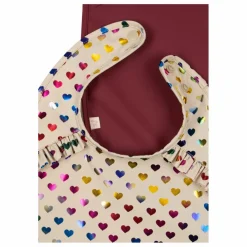 Konges Sløjd Bavoirs à volants Cœurs - Set de 2 Multicolore Online