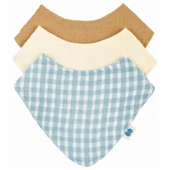 Soft Spot Bavoirs bandana Cottage en coton bio - Set de 3 |