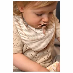 Discount Cam Cam Bavoirs bandana rayé - Set de 2 | Camel