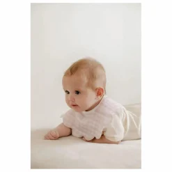 Soft Spot Bavoirs pétale Rosewater en coton bio - Set de 3 |