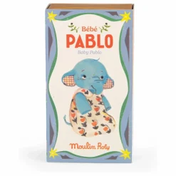 Clearance Moulin Roty Bébé Pablo L'éléphant Les Minouchkas Bleu