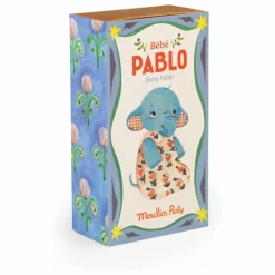Clearance Moulin Roty Bébé Pablo L'éléphant Les Minouchkas Bleu