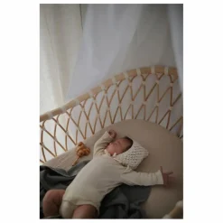 Bermbach Handcrafted Berceaux|Lits Bébé|Berceau Emil en rotin - Liens coton
