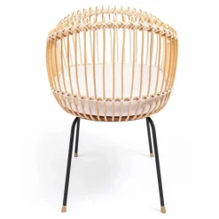 Bermbach Handcrafted Berceau Lola en rotin - Liens coton