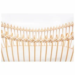 Bermbach Handcrafted Berceau Lola en rotin - Liens coton