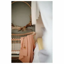 Best Bermbach Handcrafted Berceau Lola en rotin - Liens cuir Naturel