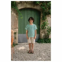 Enfant Studio Bohème Bermuda Cargo Coton Bio |