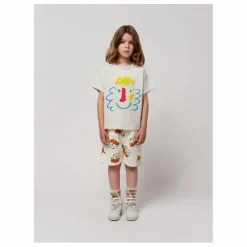 New Bobo Choses Bermuda Denim Tambours | Ecru