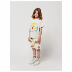 New Bobo Choses Bermuda Denim Tambours | Ecru