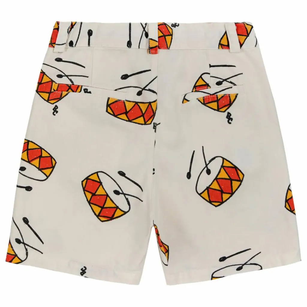 New Bobo Choses Bermuda Denim Tambours | Ecru