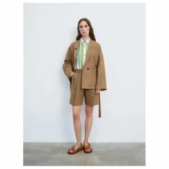 Femme Pomandère Bermuda Lin et Coton |