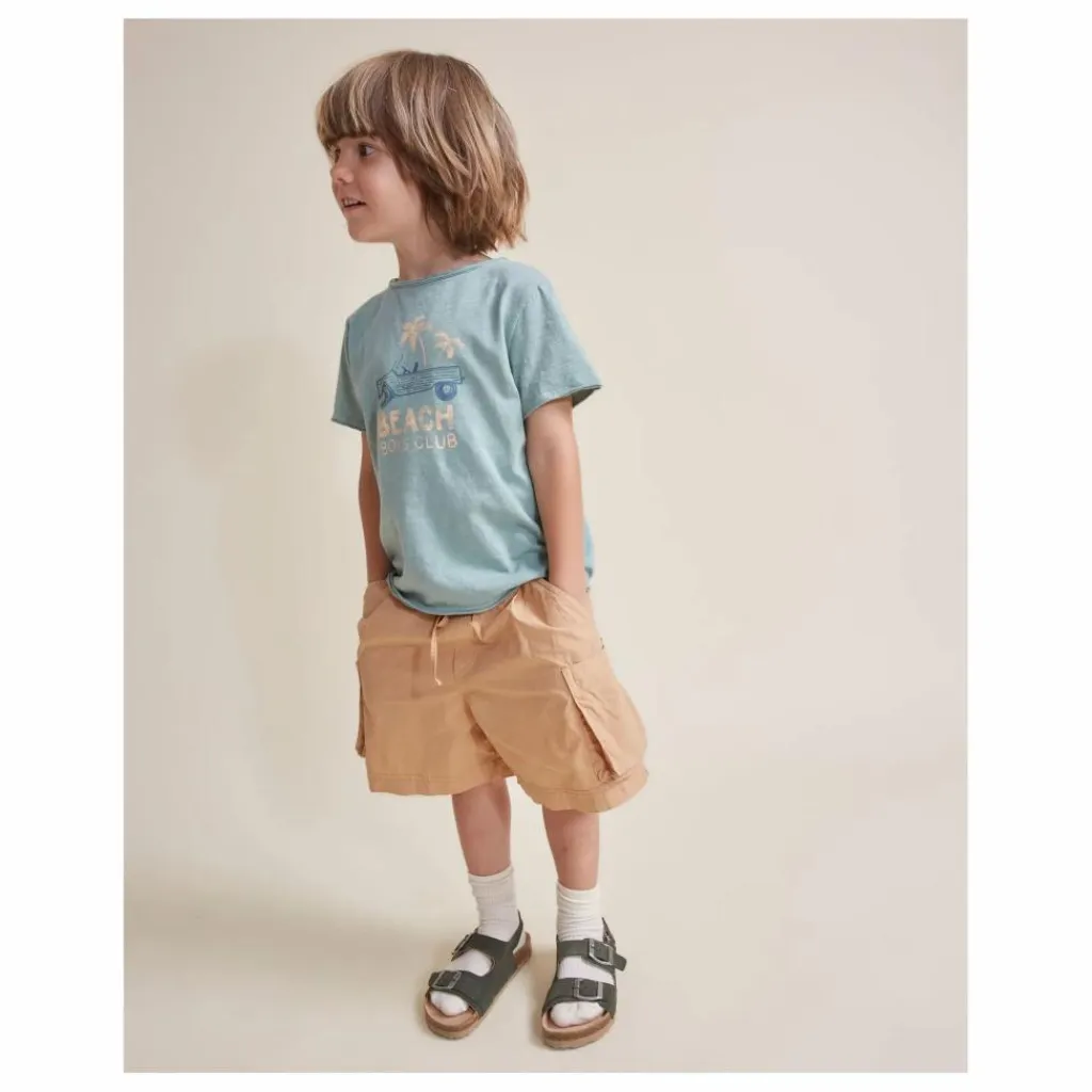 Enfant Búho Bermuda Popeline Coton Bio |