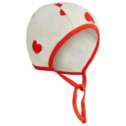 Mini Rodini Béguin Cœurs Coton Bio | Blanc Online