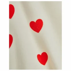 Mini Rodini Béguin Cœurs Coton Bio | Blanc Online