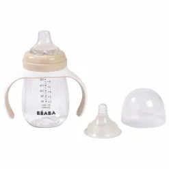 Béaba Biberon d'apprentissage 2 en 1 | Argile Best