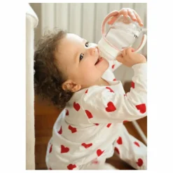 Outlet Béaba Biberon d'apprentissage 2 en 1- 240 ml | Vieux Rose
