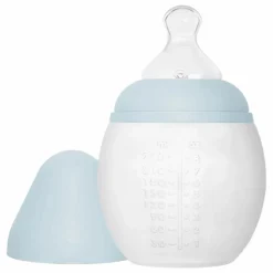 Clearance Elhée Biberon en silicone médical et tétine physiologique | Bleu pâle