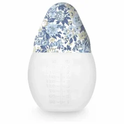 Elhée Biberon en silicone médical et tétine physiologique Honey Dew - x Liberty |