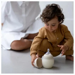 Discount Elhée Biberon en silicone médical et tétine physiologique | Beige