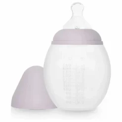 Elhée Biberons|Puériculture|Biberon en silicone médical et tétine physiologique | Lilas