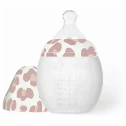 Elhée Biberon en silicone médical et tétine physiologique Graouu | Rose pâle Outlet