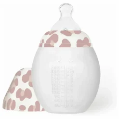 Elhée Biberon en silicone médical et tétine physiologique Graouu | Rose pâle Outlet