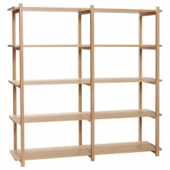 Hübsch Bibliothèque 5 niveaux en chêne FSC