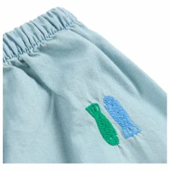 Clearance Bobo Choses Bloomer Lucky Fish Brodé | Bleu ciel