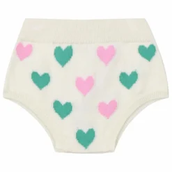 the new society Bloomer Maille Coeurs Oia Coton Bio | Beige New