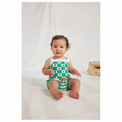 New Bobo Choses Bloomer Maille Coton Bio Rayé | Vert
