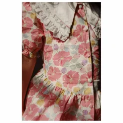 Enfant Konges Sløjd Blouses, T-Shirts|Blouses, T-Shirts|Blouse à Col Cœur Coton Bio |