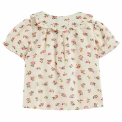 Enfant Emile et Ida Blouse à Col Fleurs |