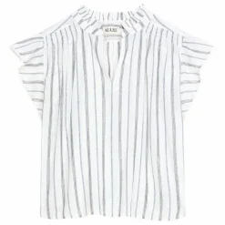 Clearance M.A.B.E. Blouse Alma Rayures | Ecru