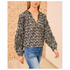 Discount Ulla Johnson Blouse Azrou | Noir