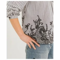 Tinsels Blouse Bali Indie Rayée | Noir Outlet