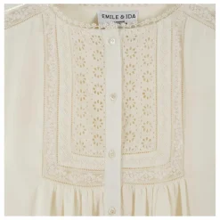 Emile et Ida Blouse Caitlyn Dentelle | Crème Hot