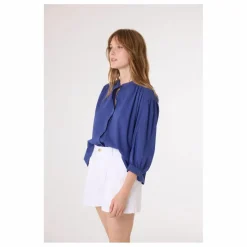 Sacrécoeur Blouse Carla | Bleu marine Online