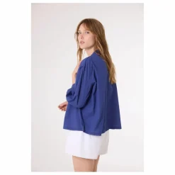 Sacrécoeur Blouse Carla | Bleu marine Online