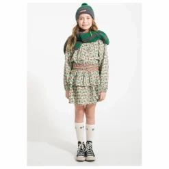 Piupiuchick Blouse Carreaux Fleurs | Vert Hot