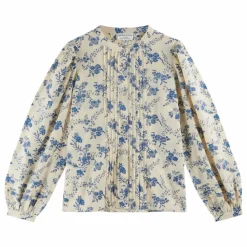 Hot Emile et Ida Blouse Cécilia Orchidées | Ecru