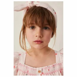 Tocoto Vintage Blouse Cerises Volants | Rose pâle Sale