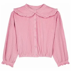 We Are Kids Blouse Clara Velours Côtelé | Rose Clearance